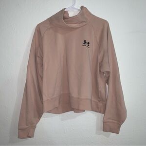 Under armour dusty pink pullover sweatshirt XL